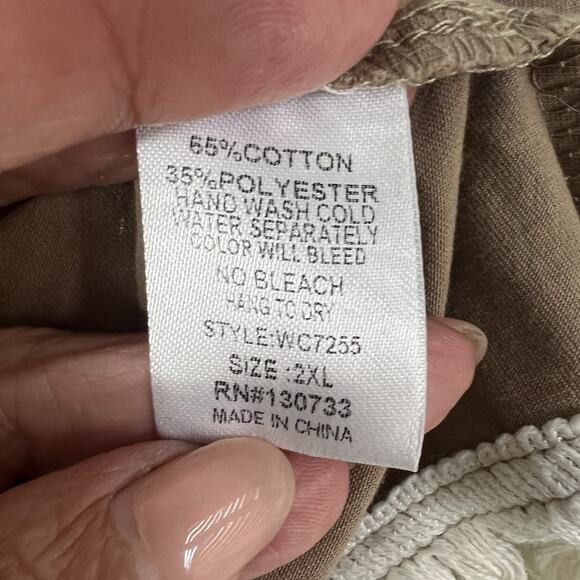 Umgee USA Blouse Womens 2XL Embroidered Boho Peasant Tunic Top Cottagecore - Picture 7 of 12